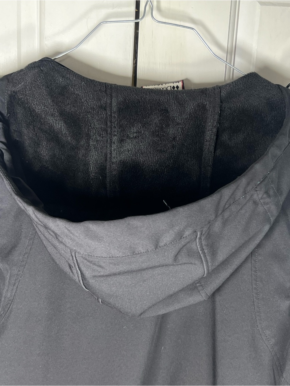 Double Diamond Jacket Womens Black Full Zip Soft Shell Outdoors Sz Large - Picture 6 of 11